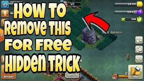 how to remove tall grass in builder base in coc