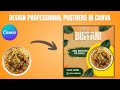 Biryani Poster Design in Canva 🍛🔥 | Food Ad Design Process