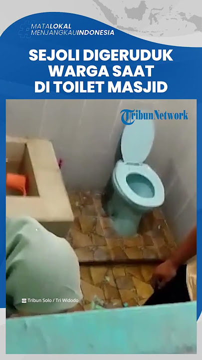 Sejoli Ketahuan Mesum di Toilet Masjid di Boyolali, Diamankan Warga dan Dipanggil Orangtuanya