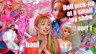 Part 1 Barbie haul I got from a small toy show/ flea market  90s Barbie dolls, fashions, Tyco Ariel