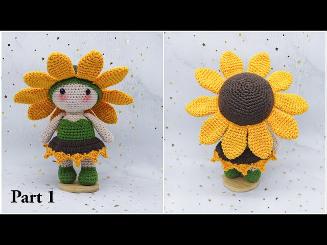 Crochet Doll Pattern with Clothes - Sunflower Summer Co