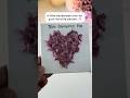 DIY Mini Canvas Art with Dried Flowers | Easy Romantic Gift Idea! 💜
