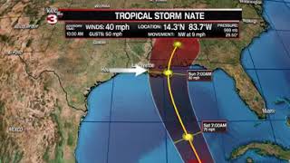 Tropical Storm Nate Update : 11:30 am October 5, 2017