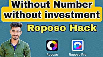 ROPOSO One Device Unlimited Verified Refer Trick !! 1No. ₹20 & 10No. ₹200 Without Indian Number OTP🔥