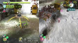 PIKMIN 3 (Wii U) - Part8 - MULTIP: NEW LEVELS! Battle Enemies (Platinum-SCORE!) screenshot 1