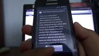 [App] Desinstala Aplicaciones del sistema Android con "Root Uninstaller" (Español) screenshot 5