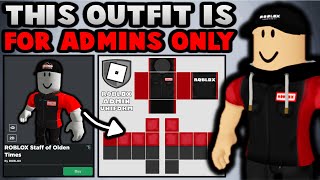 Uploading This Official ADMIN SHIRT Got People BANNED! (ROBLOX)