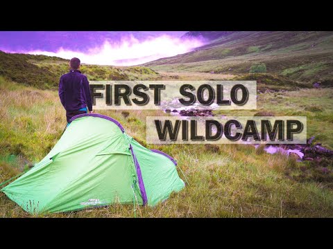 First Solo Wild Camp in the Remote Scottish Mountains