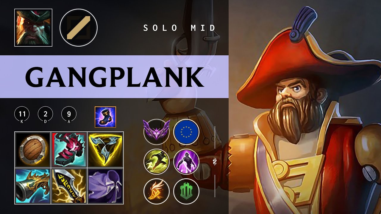 Gangplank Mid vs Akali - EUW Master Patch 26.01