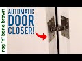 Throw away the instructions  how to fit a concealed door closer