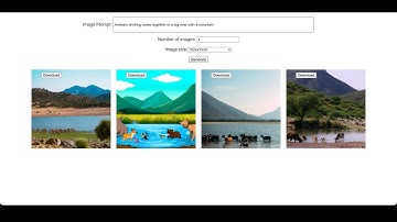 Build an image generation app with OpenAI API using Python and React