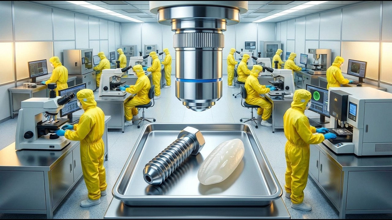 Inside the Micro Screw Factory: Smaller Than a Grain of Rice (Full Process Tour)