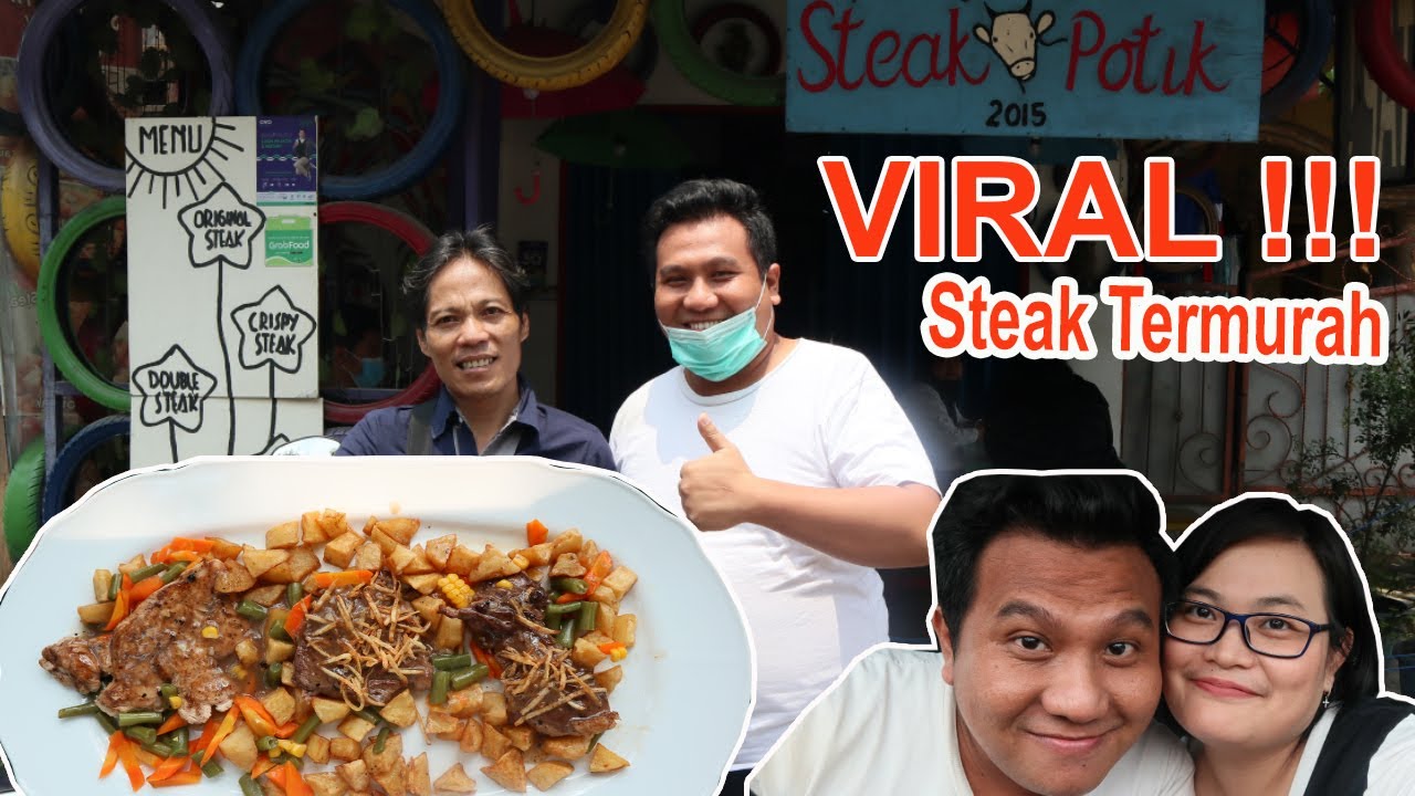 STEAK TERMURAH STEAK POTIK YANG DIMASAK MANTAN CHEF RESTO BINTANG 5 