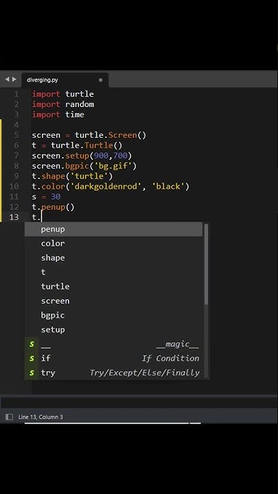 Amazing Graphics Animation Using Python Turtle - 2 đ | Python Tutorial ...