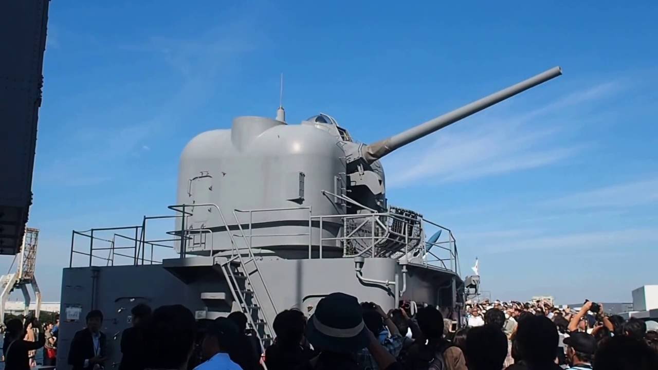 DDG172 しまかぜ 5インチ単装速射砲 デモ
