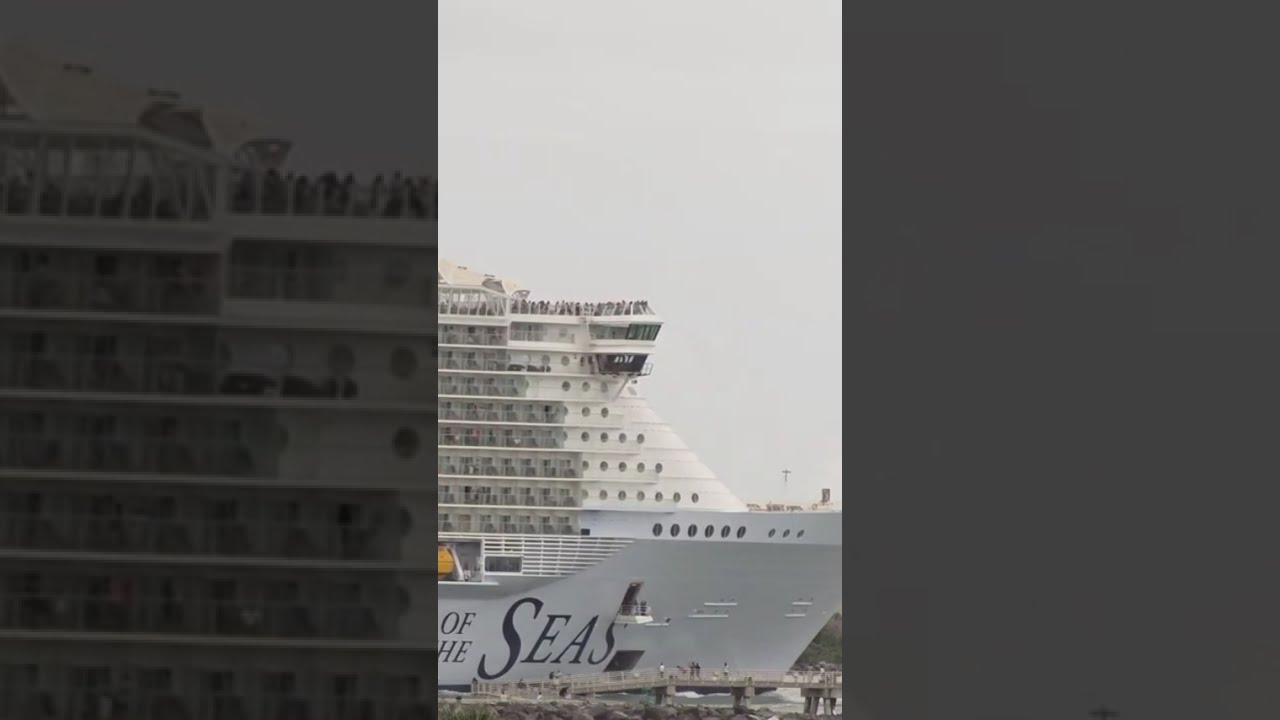 RCCL Harmony of the Seas! 🚢 Passing the Jetty, Port Canaveral 10/03/26 #portcanaveral  #cruiseships