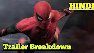 Spiderman Far From Home Teaser Trailer Breakdown Explained In Hindi \& Things You Missed