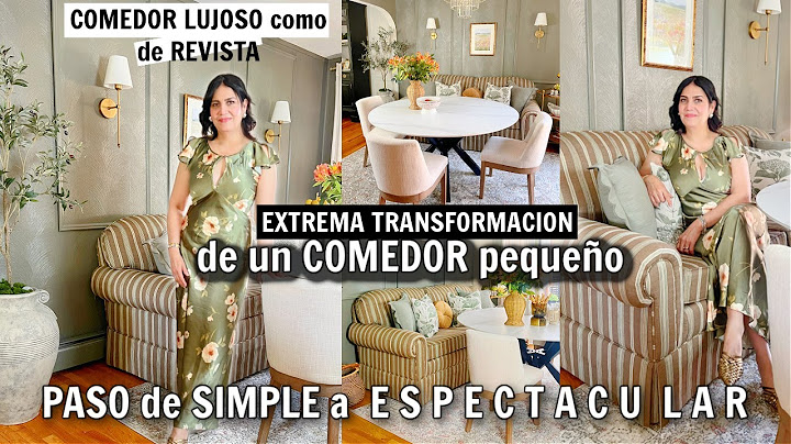 IDEAS para el COMEDOR ✨ LUJO ACCESIBLE: DECORACION área COMEDOR pequeña ✅ AHORRA ESPACIO con ESTILO!