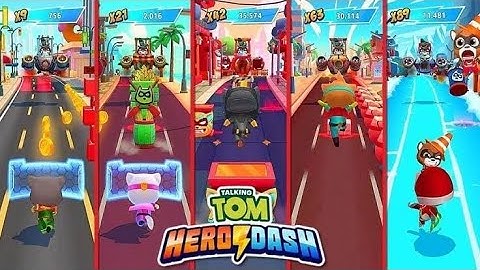 Talking tom hero dash gameplay episode 22