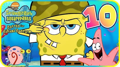SpongeBob Battle for Bikini Bottom Walkthrough Part 10 (PS2) Spongebob
