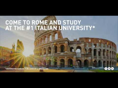 Study in Rome at the n.1 Italian University: LUISS, the key for your future