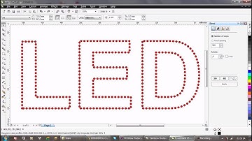 hướng dẫn xếp Rải LED và xếp file trong corel draw