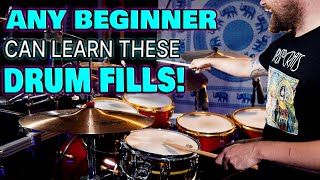 DRUM LESSON: 5 Drum Fills Perfect For BEGINNER Drummers