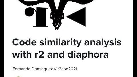 [r2con2021] Code Similarity Analysis with r2 and Diaphora