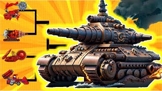 WARRIOR TANK CHAMPION POWER KV-44 SCANS THE BATTLEFIELD | Сartoons about tanks