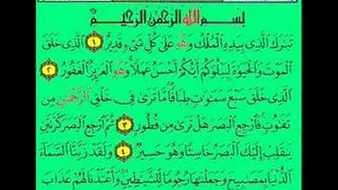 Quran: Surah Al-Mulk, Qari Fazel Karim Musaddiq, P...