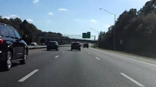 Jacksonville West Beltway (Interstate 295 Exits 21 to 10) southbound