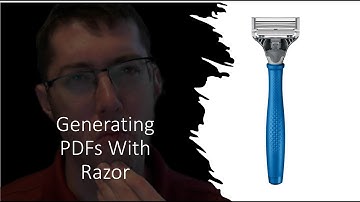 Generating PDF with Razor (#257)