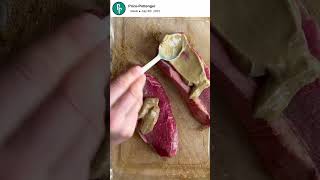 Steak with Cumin and Mustard Rub