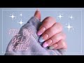 How to fill Gel-x nails | satisfying nail product removal | + cute pastel gel polish design