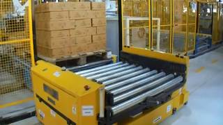 AGV for pallet transfer