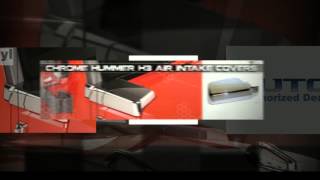 Putco Hummer H3 Chrome Air Intake Covers 2007 Hummer H3 Air Intake Cover