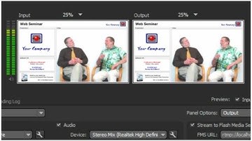 Adobe Flash Live Media Encoder Tutorial