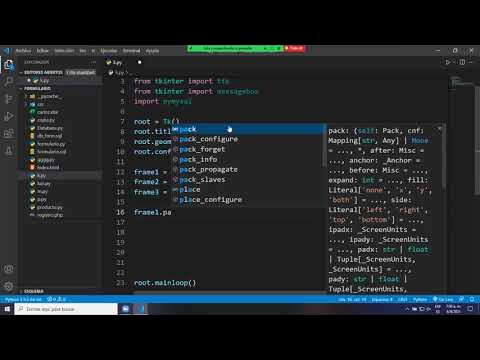 interfaz gráfica de usuarios Python - YouTube