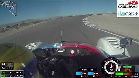 2020 October - Spring Mountain LSR Series - Fast Qualifying Lap - Andretti C Configuration