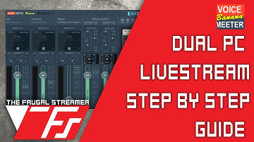 Best Voicemeeter Banana Dual PC Stream Setup Guide 2019.  Super Easy to Set up!