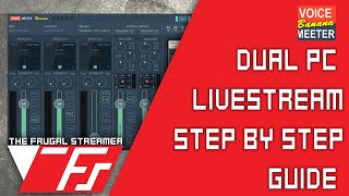 Best Voicemeeter Banana Dual PC Stream Setup Guide 2019. Super Easy to Set up!