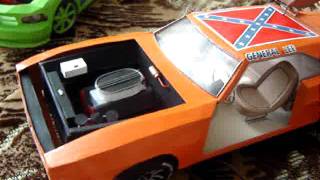 Dodge Charger 1969 General Lee working paper model - YouTube