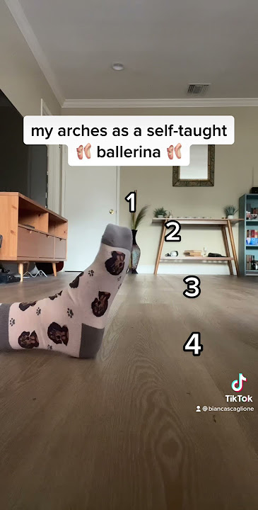 My Arches as a Self Taught Ballerina #ballet #dancer #shorts #biancascaglione