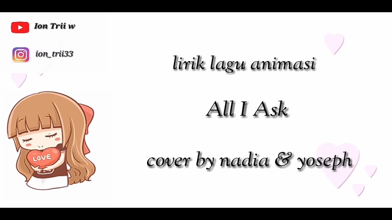 Lirik Lagu All I Ask / Chord Gitar Adele - All I Ask | Chord Dan Lirik