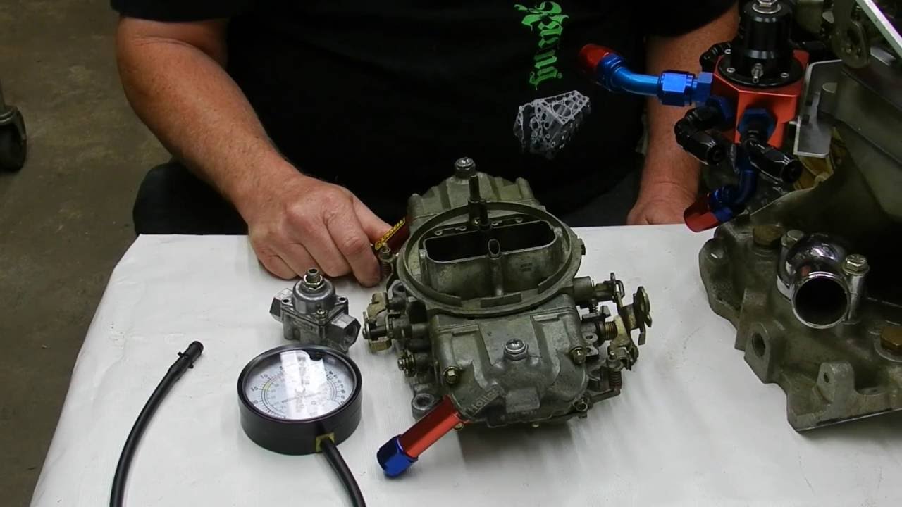 How Much Fuel Pressure Does A Carburetor Need