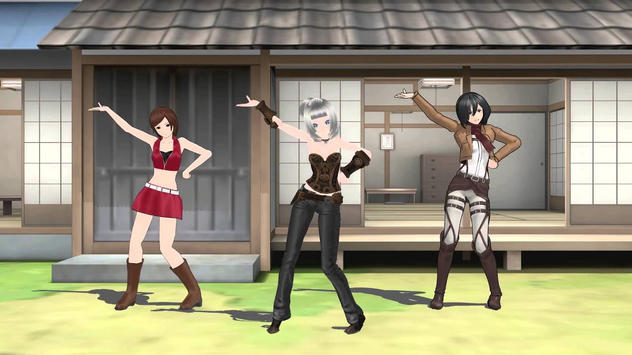 [MMD] Girls [MARiA[ﾒｲﾘｱ]×Easy Pop] - no camera