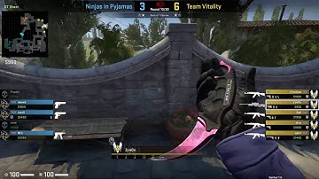 CS:GO POV Demo Vitality ZywOo (30/23) vs NiP (de_inferno)