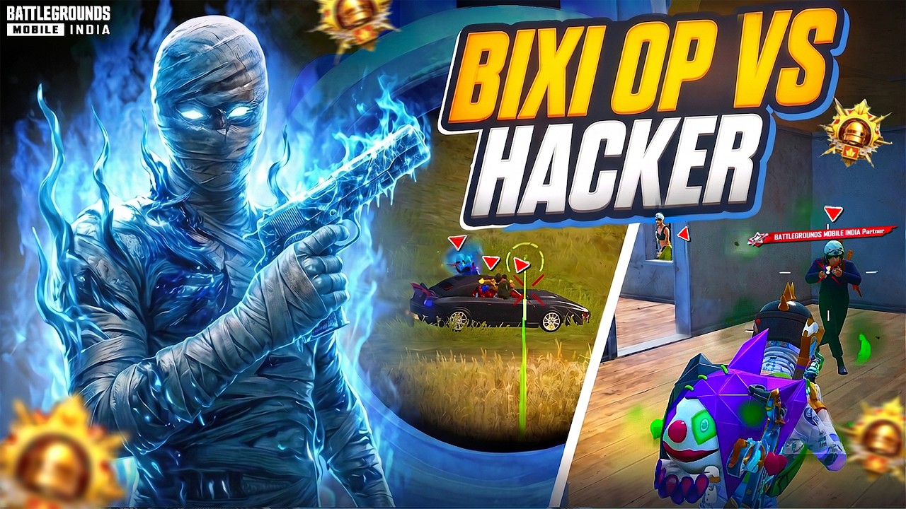 Bixi OP vs HACKERS Full Aggressive Rush Clutches | Solo vs Squad Conqueror Gameplay | BGMI