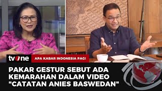 Download lagu Buka-bukaan Anies di Kanal YouTube Pribadinya, Pakar Gestur Membaca Ekspresi Anies | tvOne