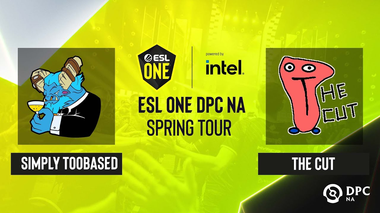 Dota2 - simply TOOBASED vs The Cut - Game 2 - ESL One DPC NA Spring